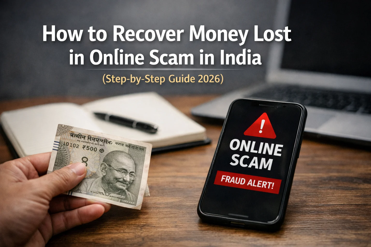 How to Recover Money Lost in Online Scam in India (Step-by-Step Guide 2026)