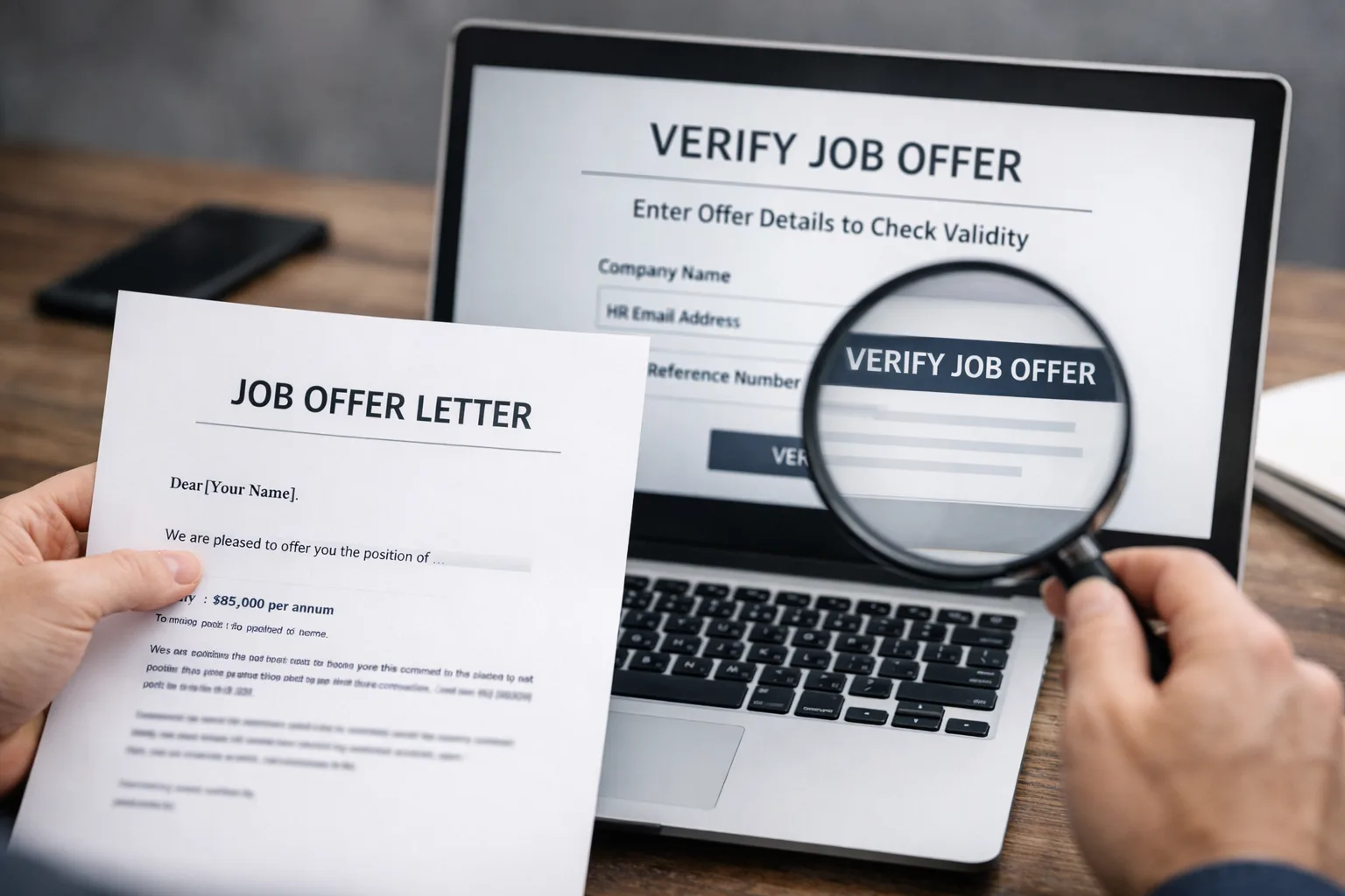Fake Offer Letter Detection: How to Verify a Job Offer Letter Online Using Company Details