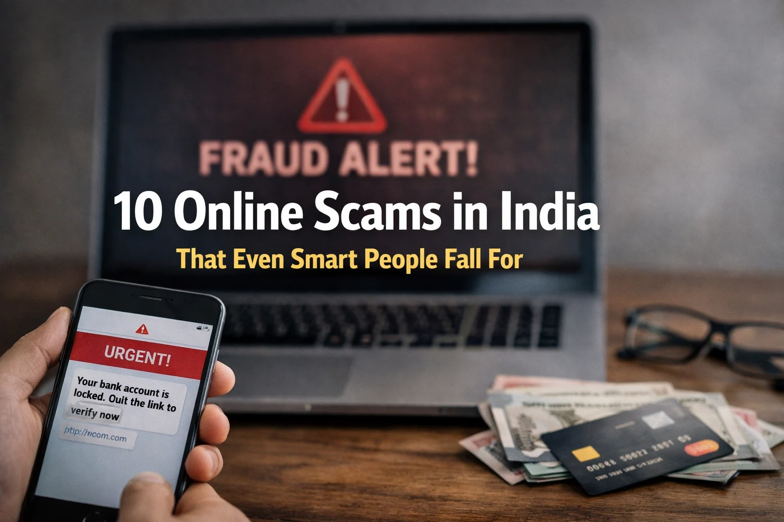 Top 10 Online Scams in India (2026) That Even Smart People Fall For