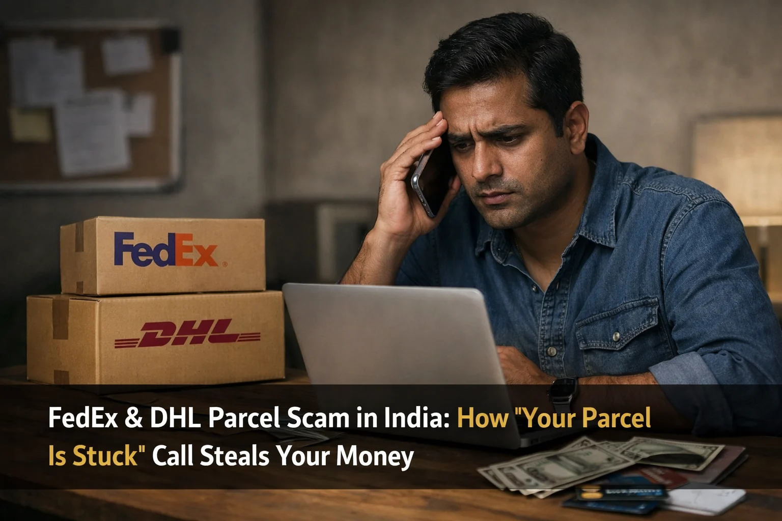 FedEx & DHL Parcel Scam in India: How “Your Parcel Is Stuck” Call Steals Your Money