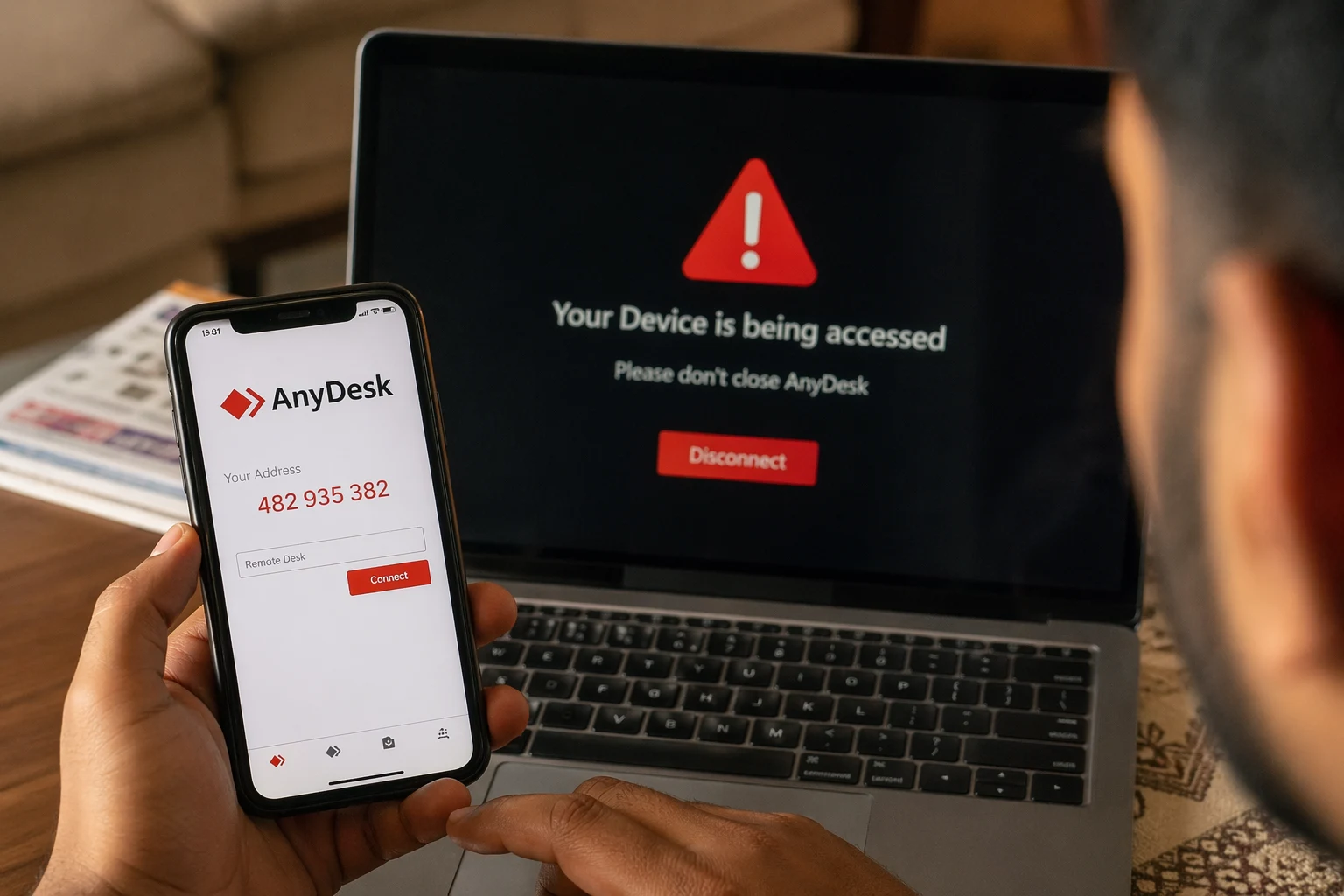 Screen Sharing Scam in India: AnyDesk Fraud That Can Empty Your Bank Account
