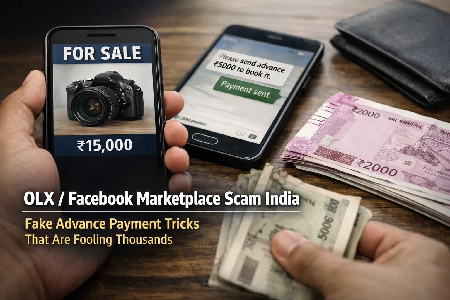 OLX & Facebook Marketplace Scam India: Fake Advance Payment Tricks