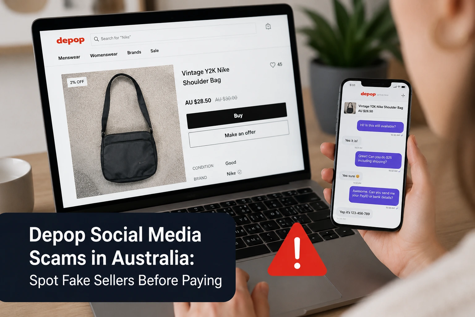 Depop Social Media Scams in Australia: Spot Fake Sellers Before Paying