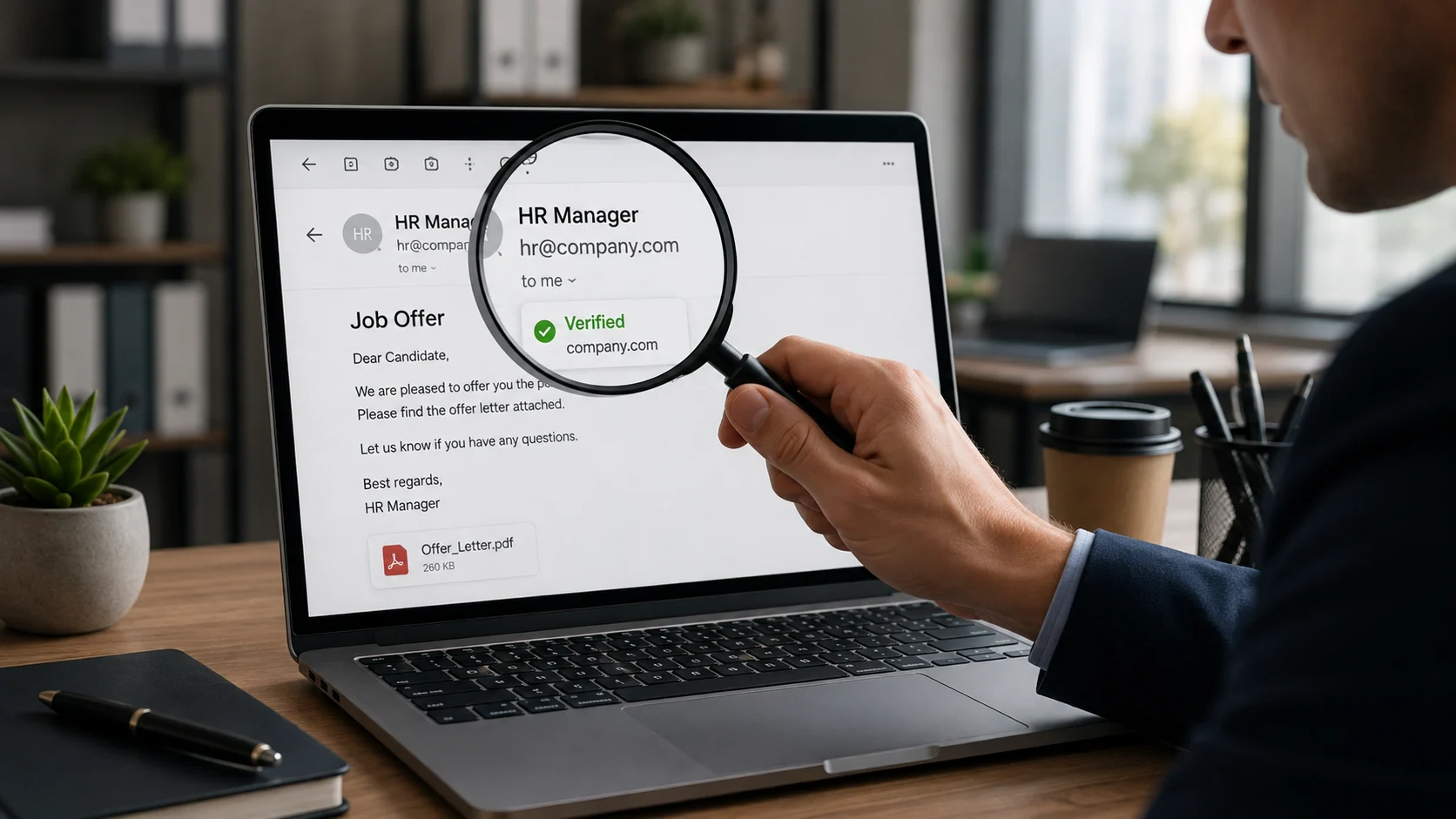 How to Verify an HR Email and Company Domain Before Accepting a Job Offer