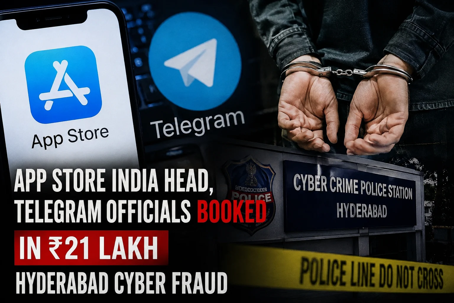 App Store India Head, Telegram Officials Booked in ₹21 Lakh Hyderabad Cyber Fraud — What’s Confirmed and What Isn’t